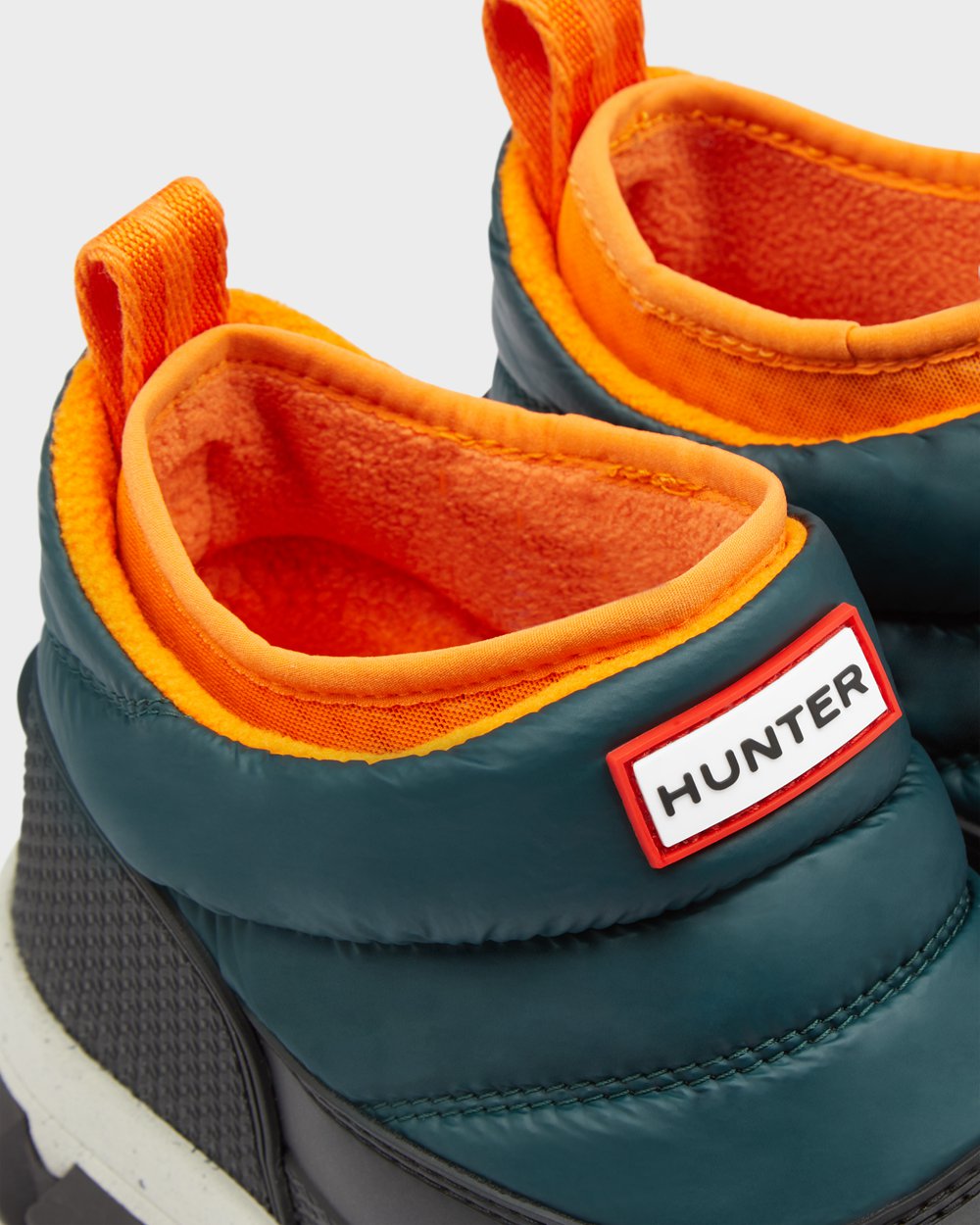 Snow Boots Dames - Hunter Original Insulated Ankle - Groen/Grijs - 31IPLAHWT